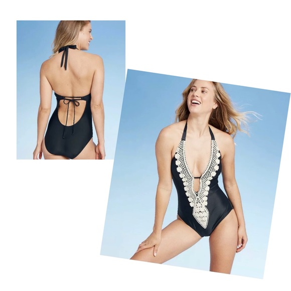 Kona Sol Other - Kona Sol crochet trimmed Medium Coverage